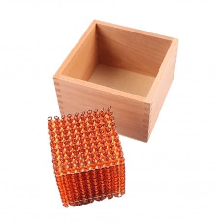 Deuxième plateau du système décimal - Eveil Montessori Maroc