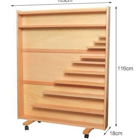 Meuble des perles complet - Eveil Montessori Maroc