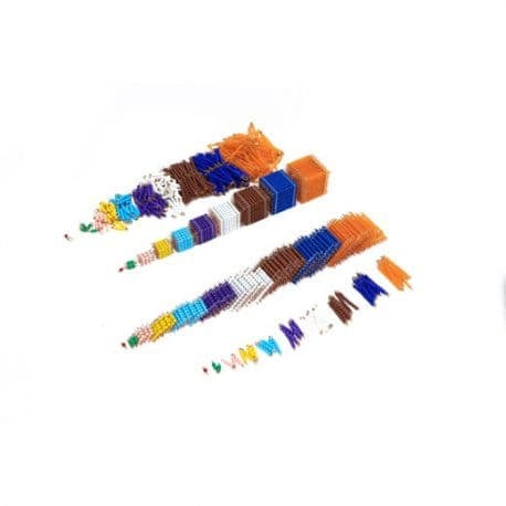 Meuble des perles complet - Eveil Montessori Maroc