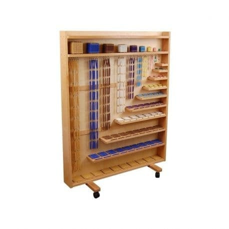 Meuble des perles complet - Eveil Montessori Maroc