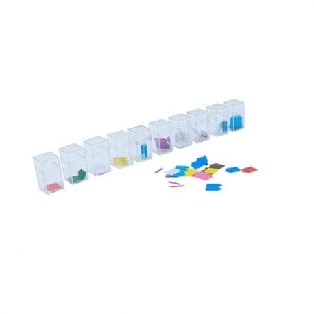 Boites de flèches pour les chaines courtes - Eveil Montessori Maroc