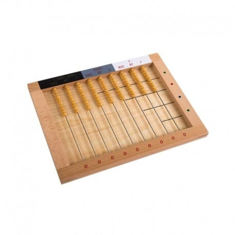 Boulier horizontal - Eveil Montessori Maroc