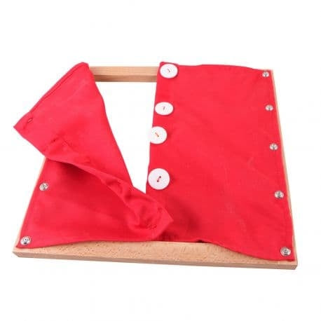 Cadre d'habillage à gros boutons - Eveil Montessori Maroc