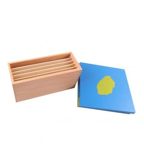 Planches de formes géographiques - Eveil Montessori Maroc