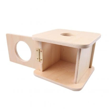 Boîte d'encastrement pour gros cylindre - Eveil Montessori Maroc