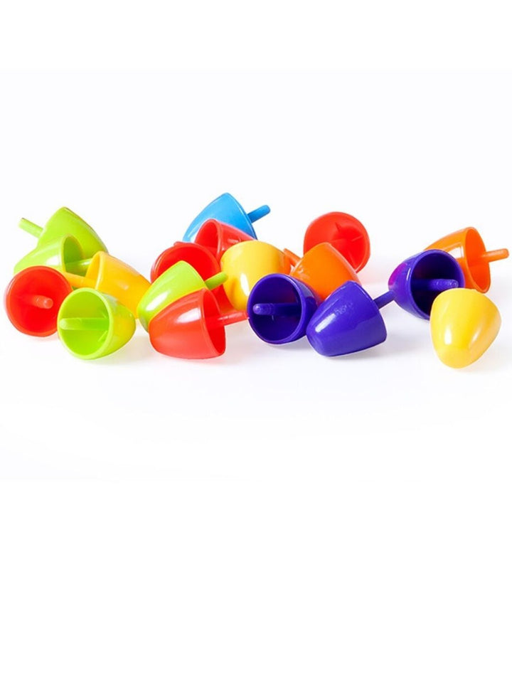 Mallette à chevilles colorées 2 cm - Eveil Montessori Maroc