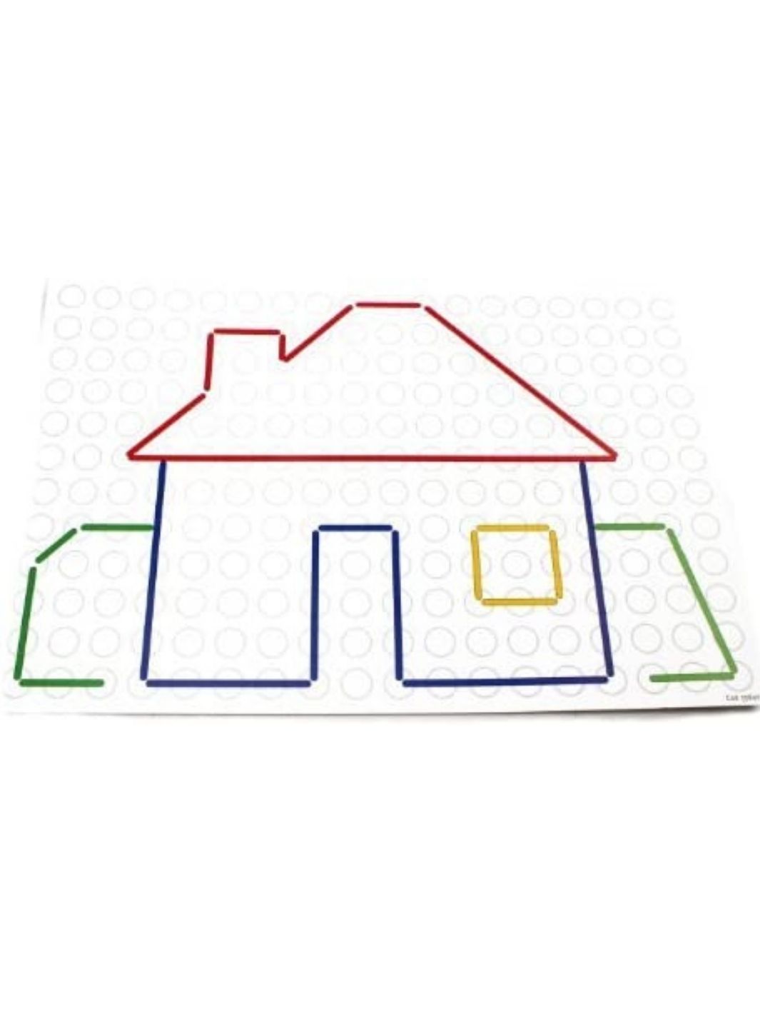 Tableau enfilage de fil - Eveil Montessori Maroc