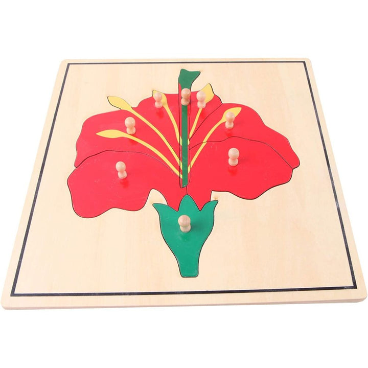 3 Puzzles de botanique : arbre, feuille, fleur - Eveil Montessori Maroc