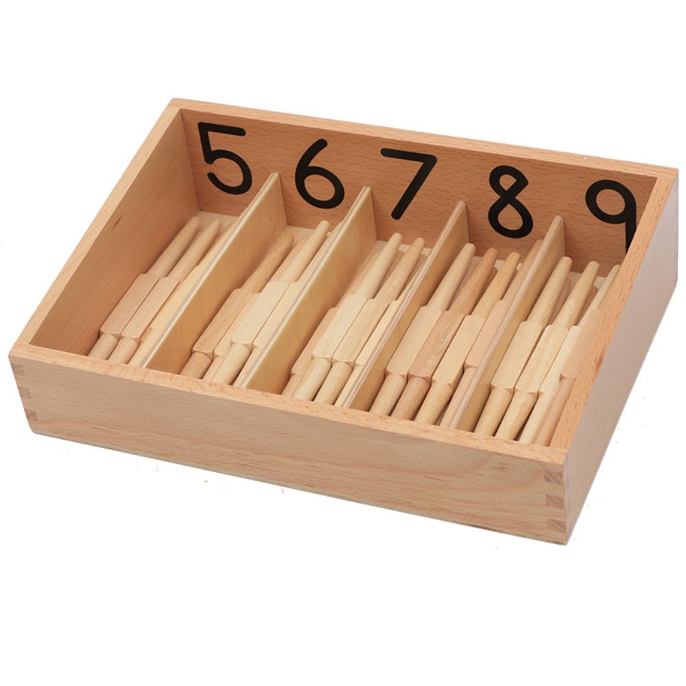 Boîte des Fuseaux - Eveil Montessori Maroc