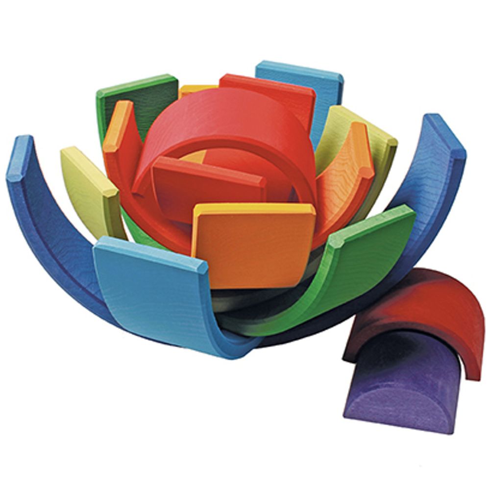 Grand arc-en-ciel 10 pièces - Sunset - Eveil Montessori Maroc