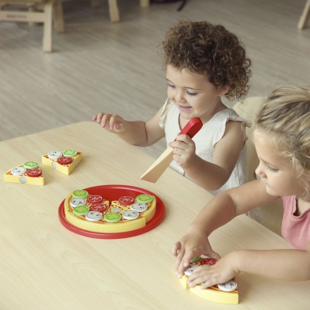 Pizza à découper - Eveil Montessori Maroc