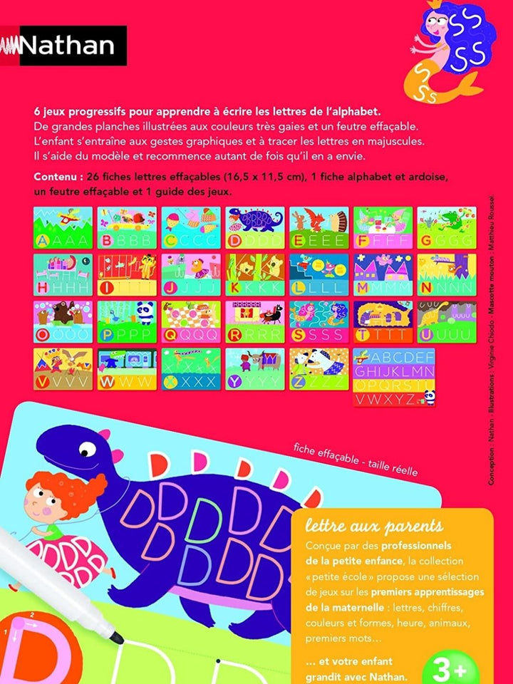 La Petite Ecole -J'écris les lettres - Eveil Montessori Maroc