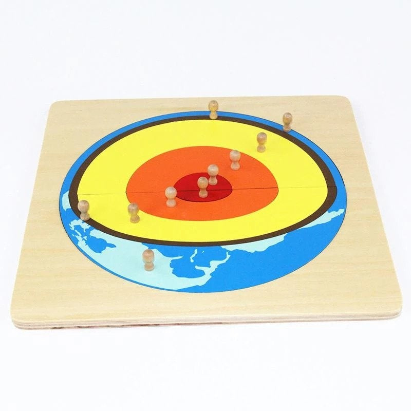 Puzzle Couches Terrestres - Eveil Montessori Maroc
