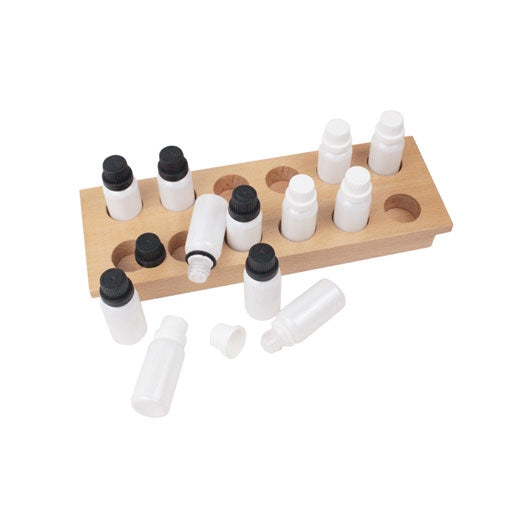 Flacons des odeurs - Eveil Montessori Maroc