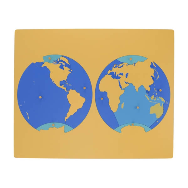 Planisphère des Océans - Eveil Montessori Maroc