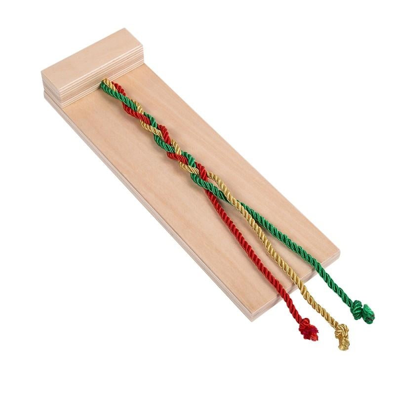 Planche à tresser - Eveil Montessori Maroc