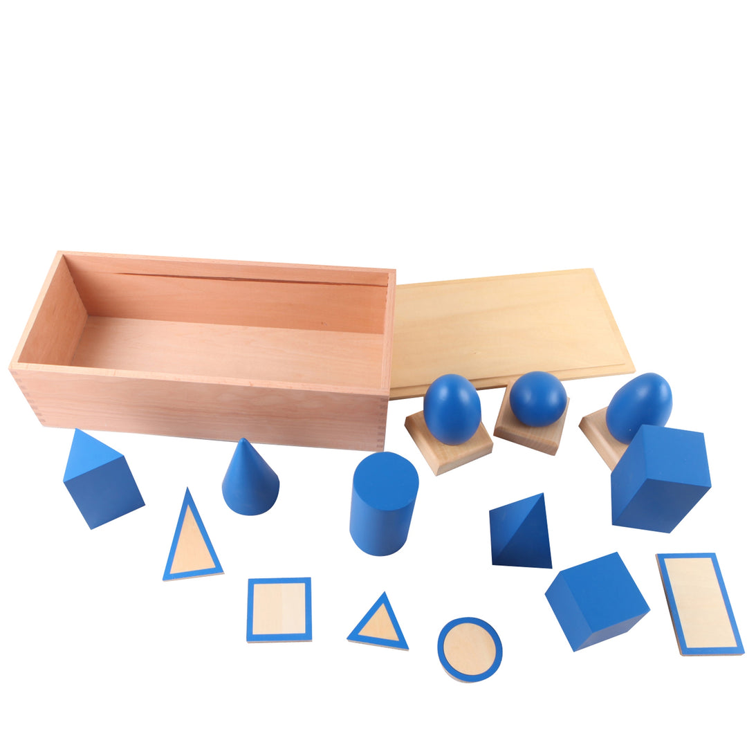 Solides de géométrie - Eveil Montessori Maroc