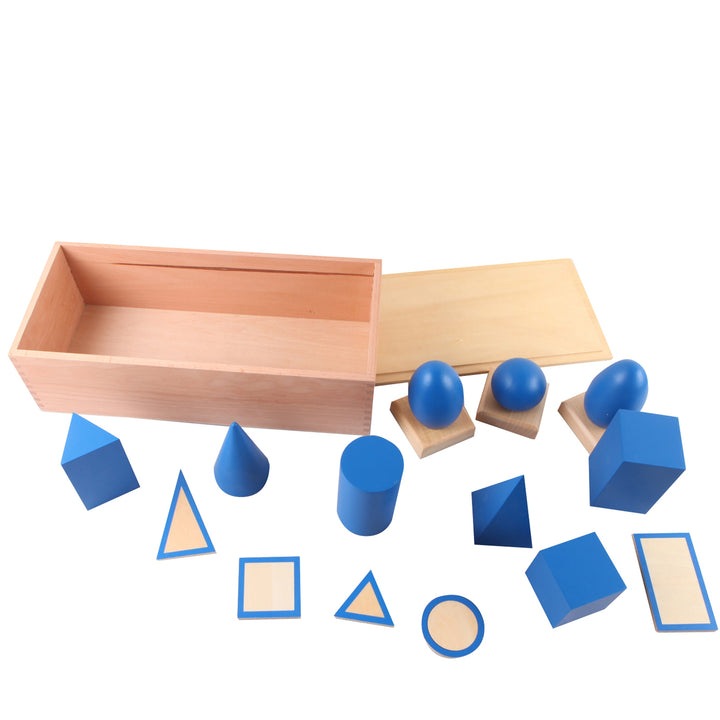 Solides de géométrie - Eveil Montessori Maroc