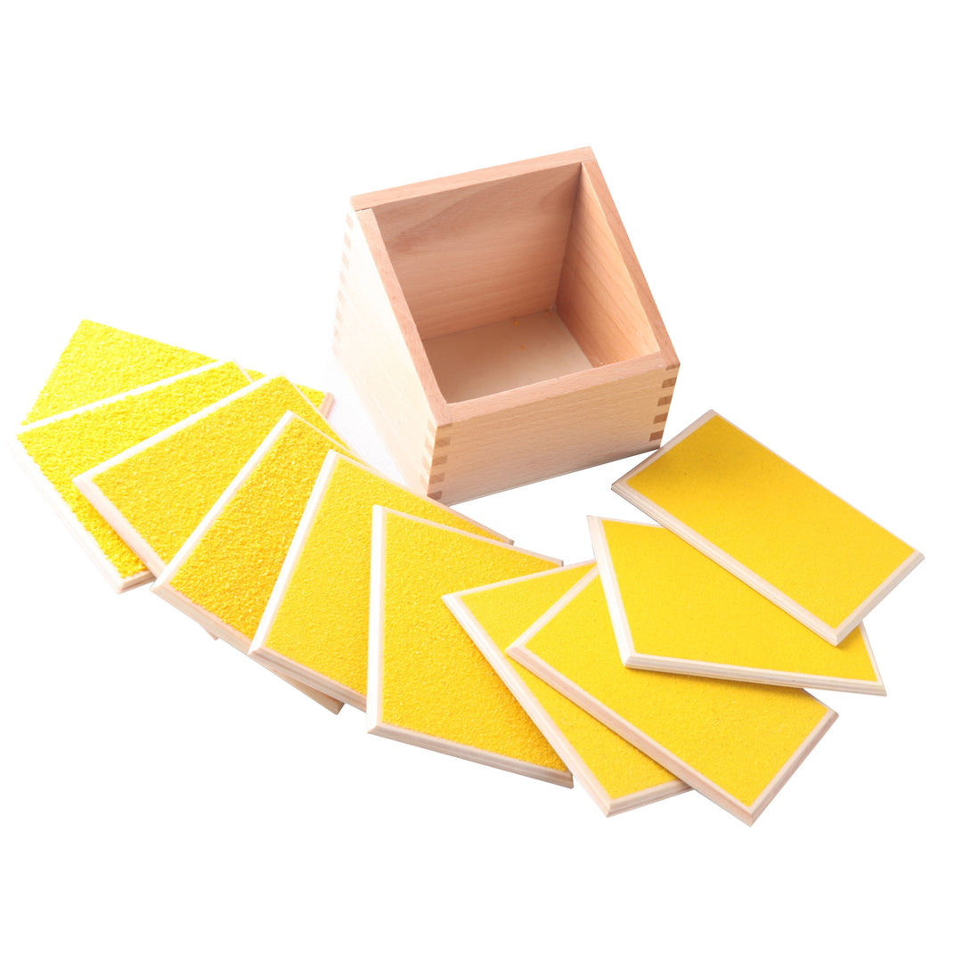 Tablettes rugueuses - Eveil Montessori Maroc