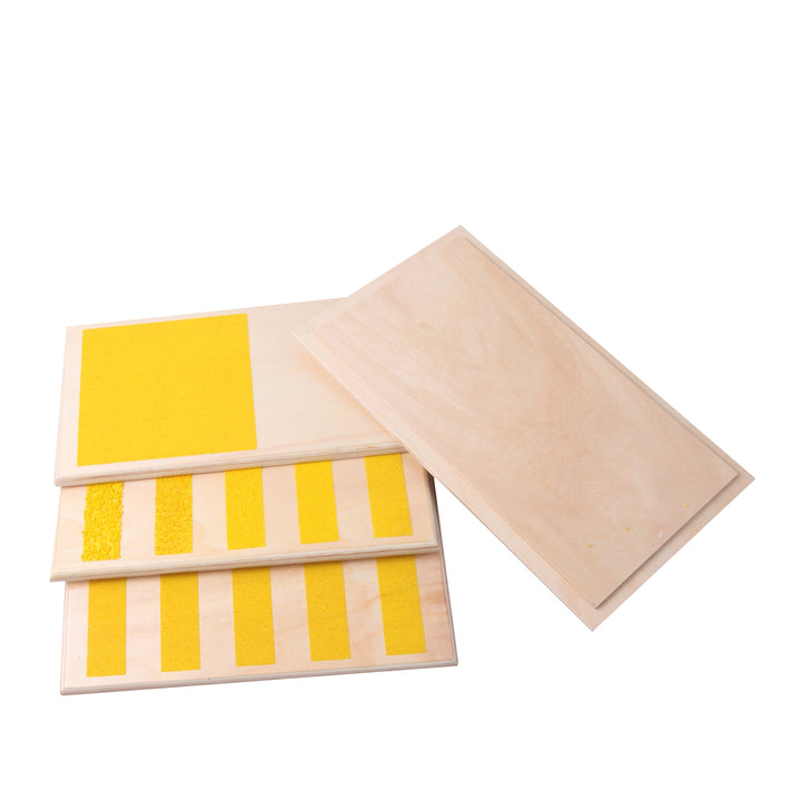 Planches du lisse et rugueux - Eveil Montessori Maroc