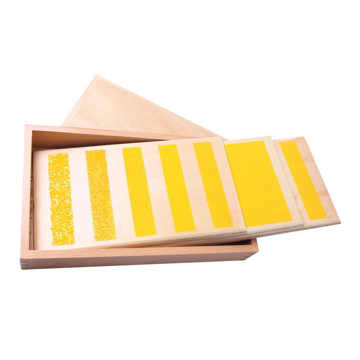 Planches du lisse et rugueux - Eveil Montessori Maroc