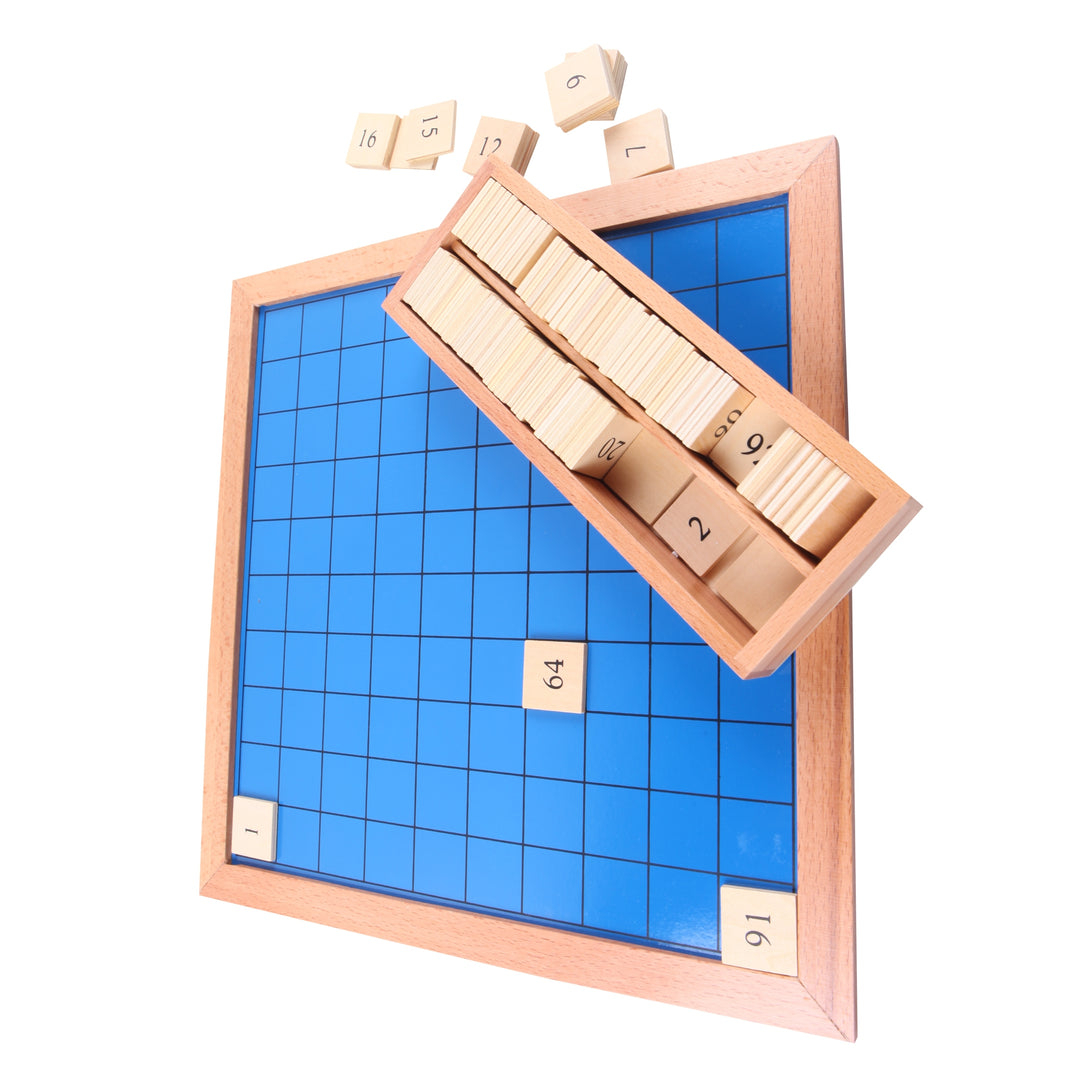 Tableau de 100 complet - Eveil Montessori Maroc