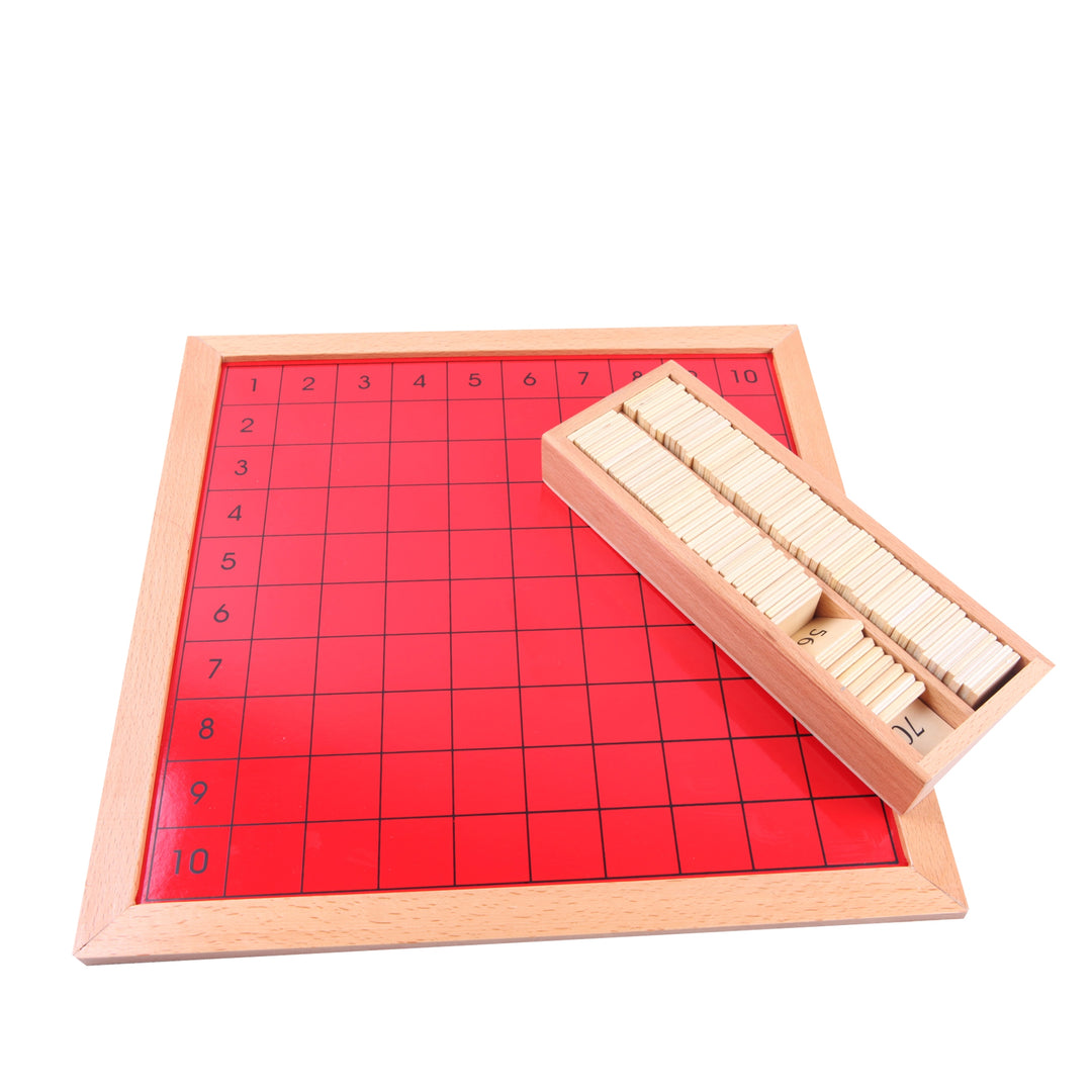 Tableau de pythagore - Eveil Montessori Maroc