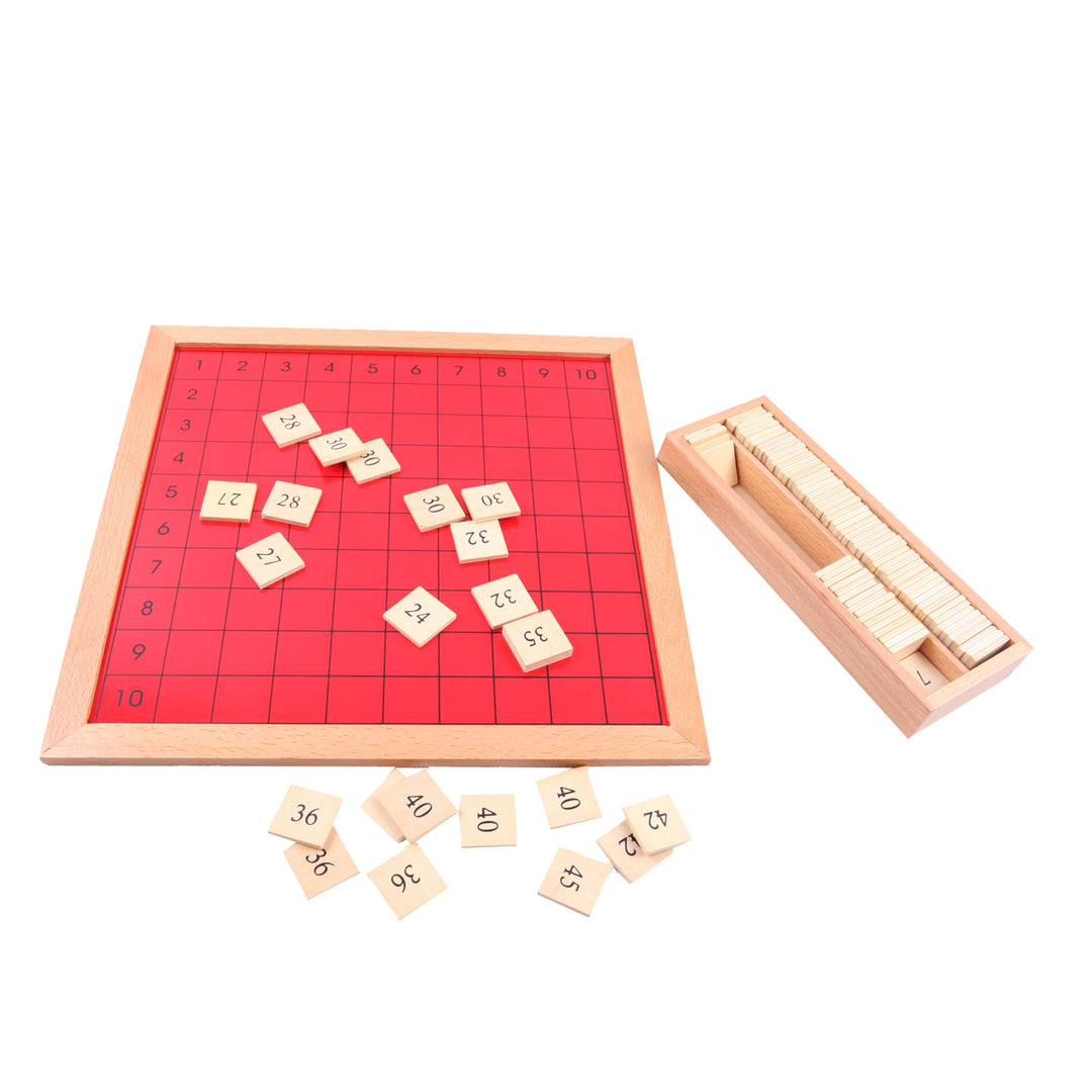 Tableau de pythagore - Eveil Montessori Maroc