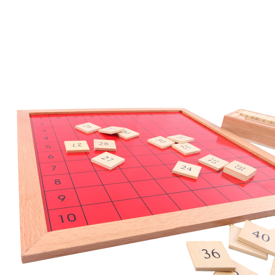 Tableau de pythagore - Eveil Montessori Maroc