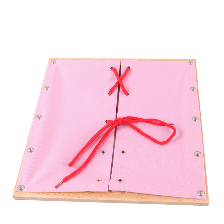 Cadre d'habillage à lacets - Eveil Montessori Maroc