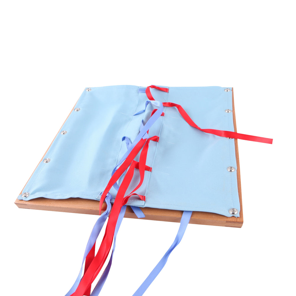 Cadre d'habillage à Rubans - Eveil Montessori Maroc