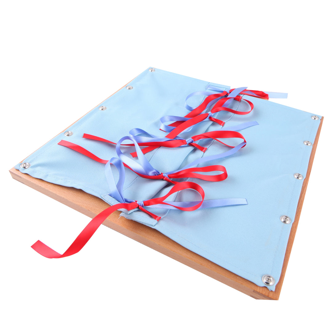 Cadre d'habillage à Rubans - Eveil Montessori Maroc