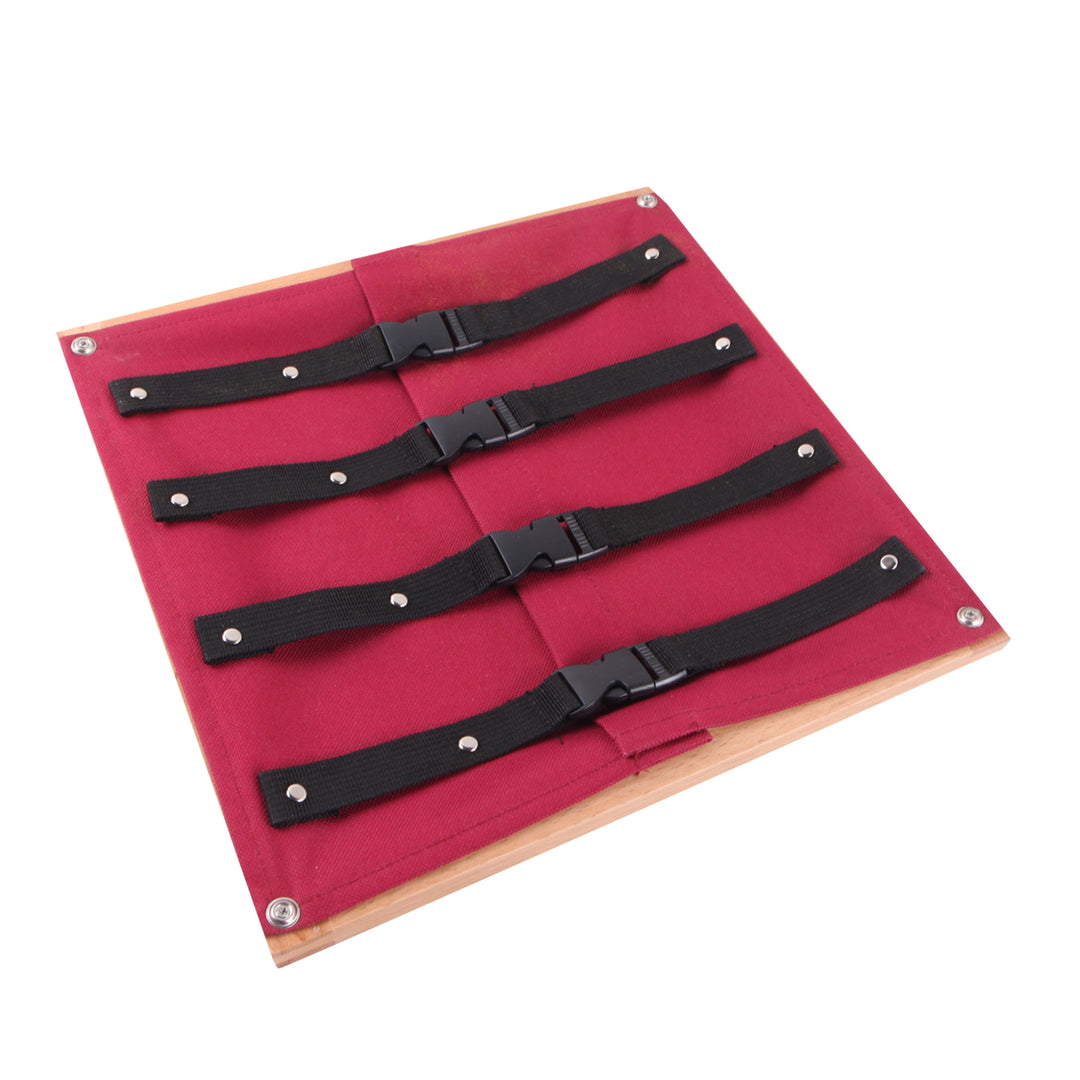 Cadre d'habillage à grosses boucles en plastique - Eveil Montessori Maroc