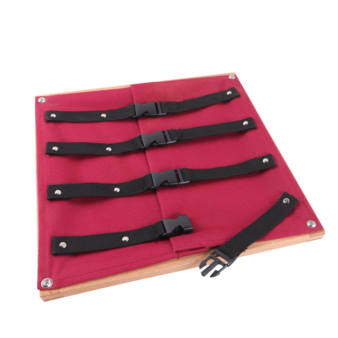 Cadre d'habillage à grosses boucles en plastique - Eveil Montessori Maroc