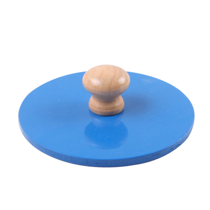 Puzzle 3 cercles bleus (3 dimensions) - Eveil Montessori Maroc