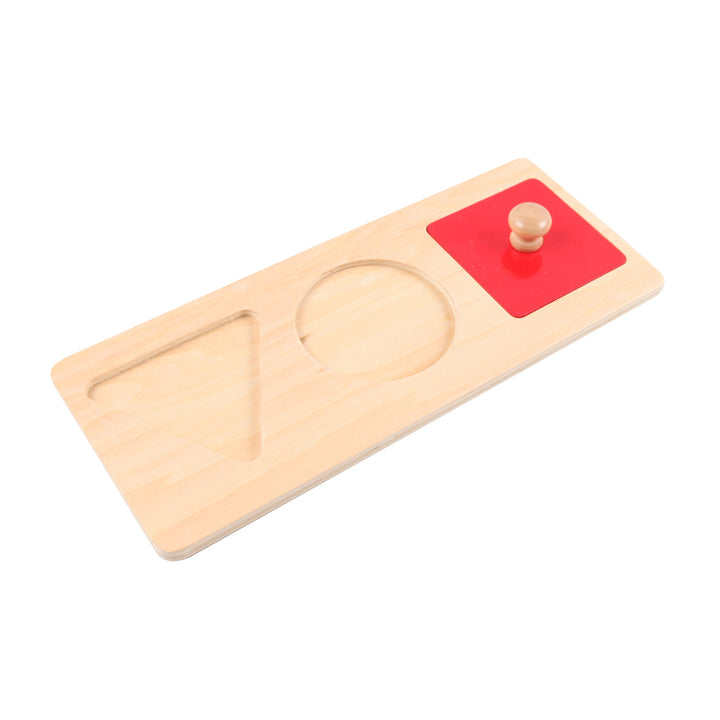 Puzzle de 3 formes géométriques - Eveil Montessori Maroc