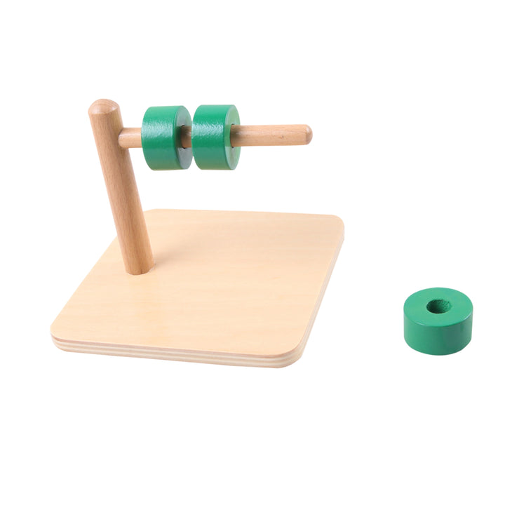 Anneaux sur tige horizontale - Eveil Montessori Maroc