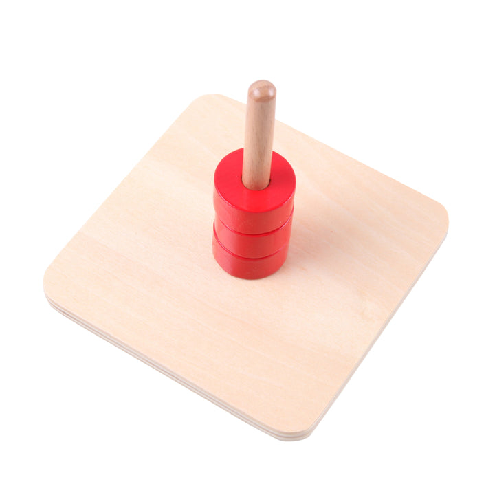 Disques sur tige verticale - Eveil Montessori Maroc