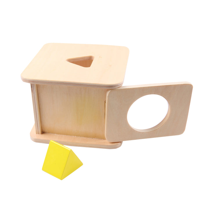 Boîte d'encastrement pour prisme triangulaire - Eveil Montessori Maroc