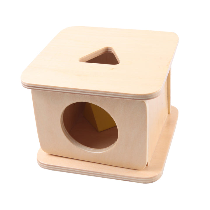 Boîte d'encastrement pour prisme triangulaire - Eveil Montessori Maroc