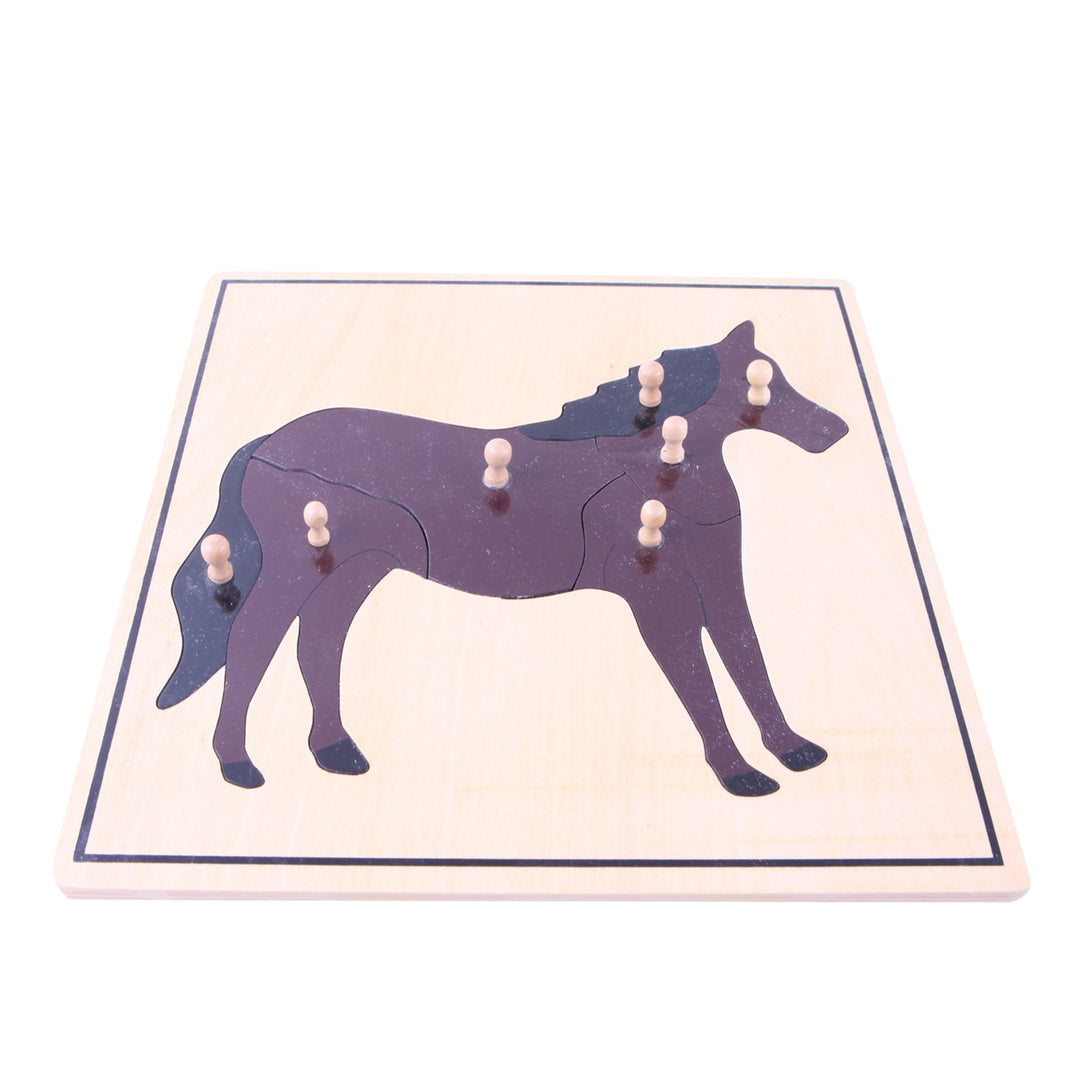 Puzzle du cheval - Eveil Montessori Maroc