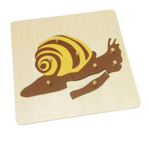Puzzle de l'escargot - Eveil Montessori Maroc