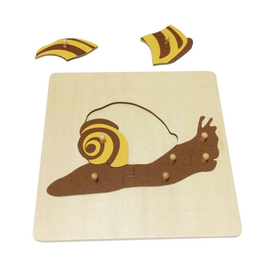 Puzzle de l'escargot - Eveil Montessori Maroc