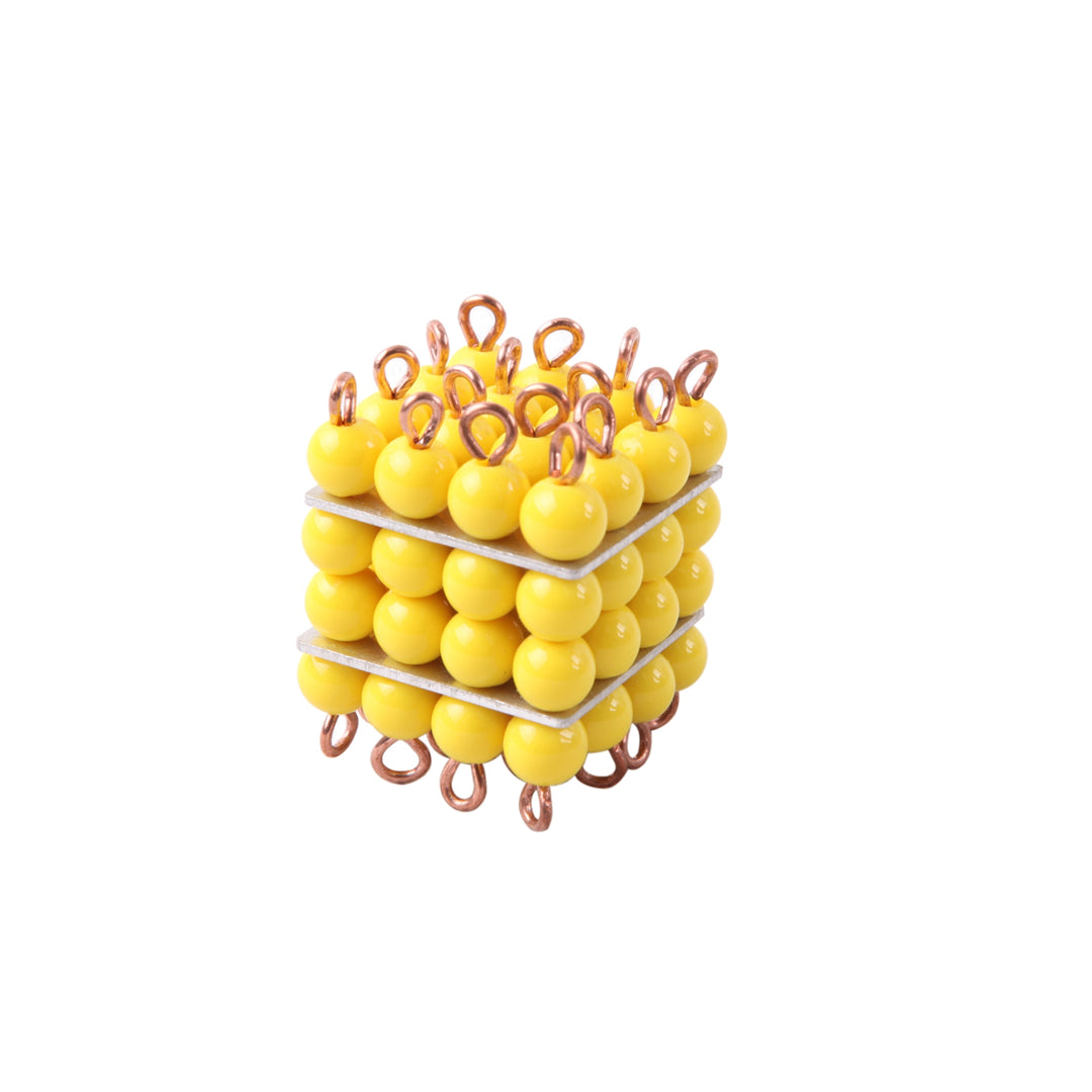 Cubes de perles colorées - Eveil Montessori Maroc