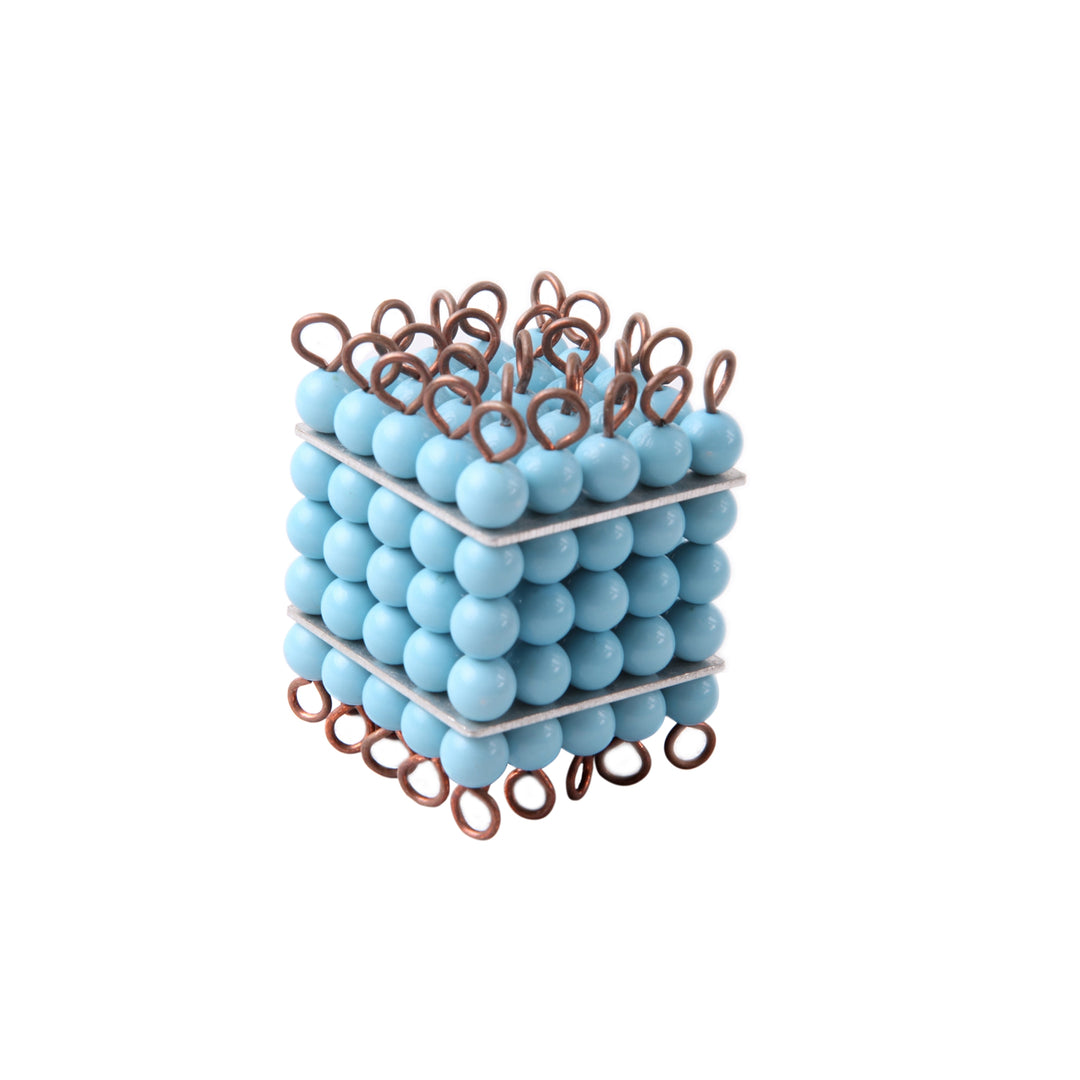 Cubes de perles colorées - Eveil Montessori Maroc