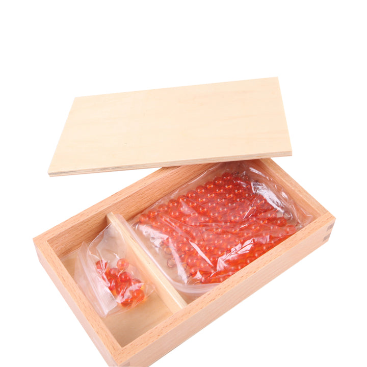 Boîte de perles pour la table de seguin 2 - Eveil Montessori Maroc