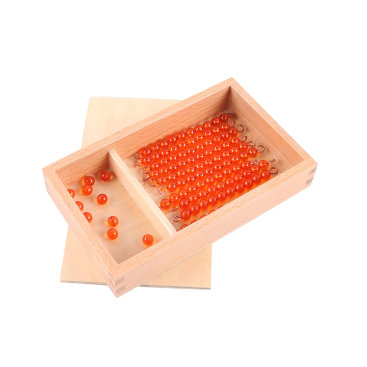 Boîte de perles pour la table de seguin 2 - Eveil Montessori Maroc