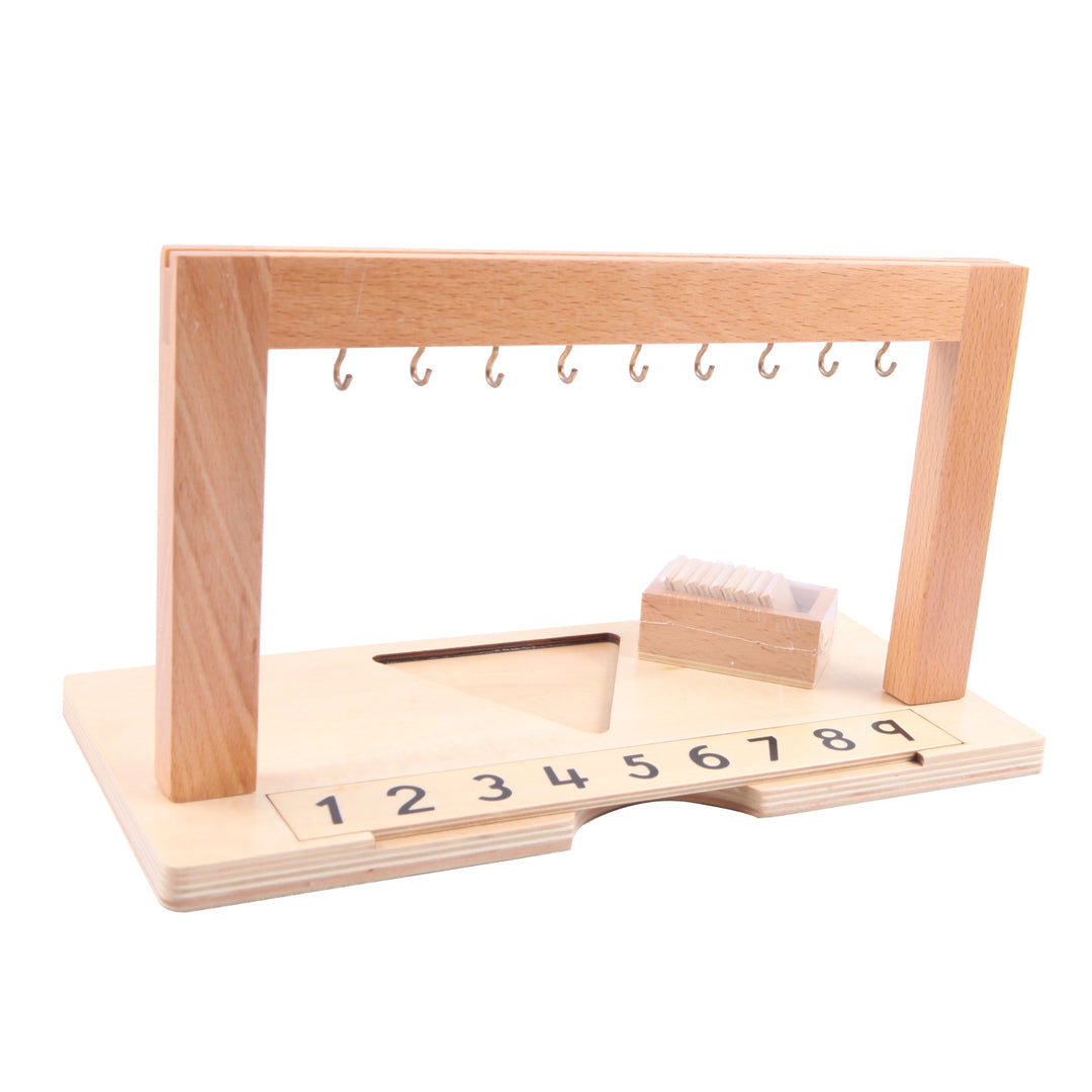 Support pour perles de 1 À 9 - Eveil Montessori Maroc