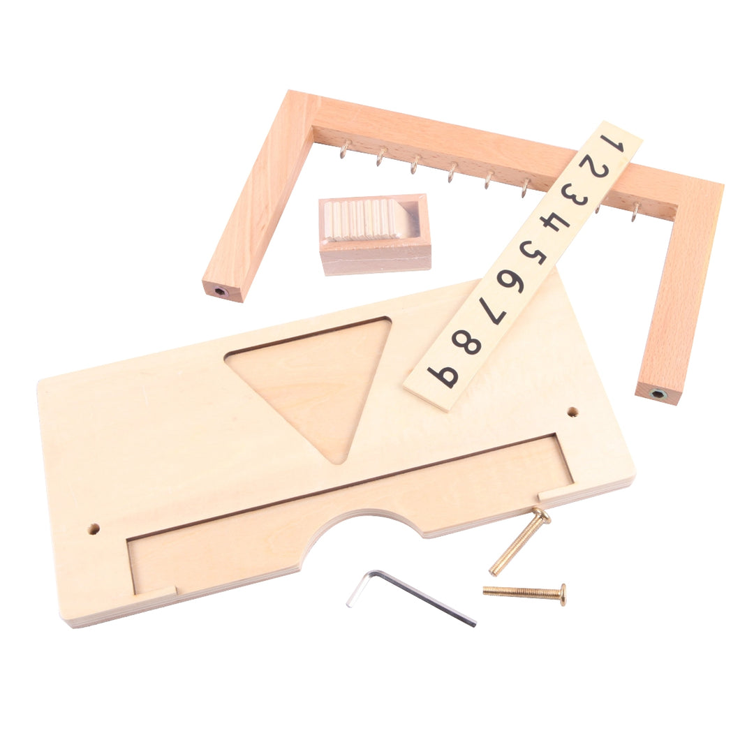 Support pour perles de 1 À 9 - Eveil Montessori Maroc