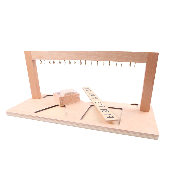 Support pour perles de 11 à 19 - Eveil Montessori Maroc